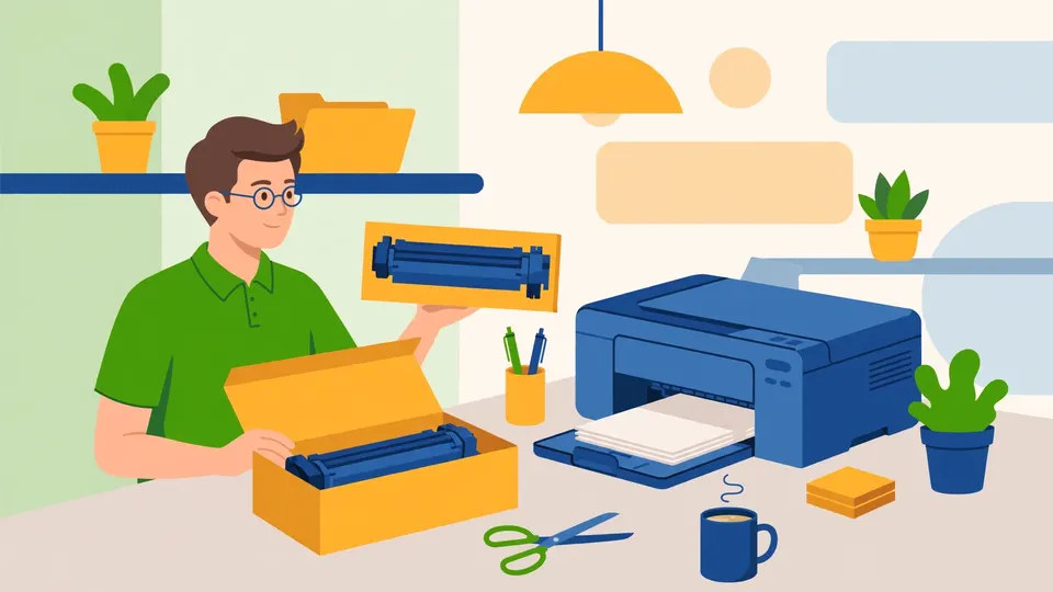 Đối chiếu mã hộp mực với model máy
