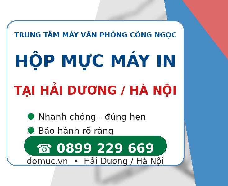 Lấy Hộp Mực Ra Khỏi Máy In domuc.vn
