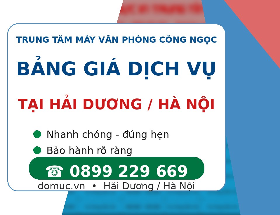 Bang Bao Gia Thay Muc May In Tan Noi Tỉnh Hải Dương domuc.vn
