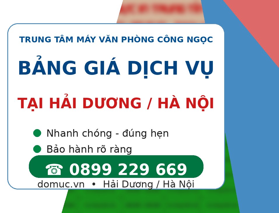Bang Gia Thay Muc May In Tan Noi Tỉnh Hải Dương domuc.vn