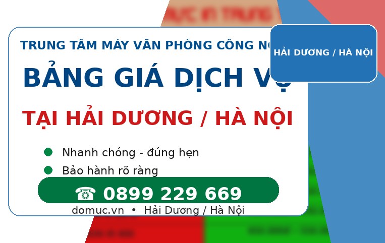 Bang Gia Thaymuc May Photocopy Hang Canon domuc.vn