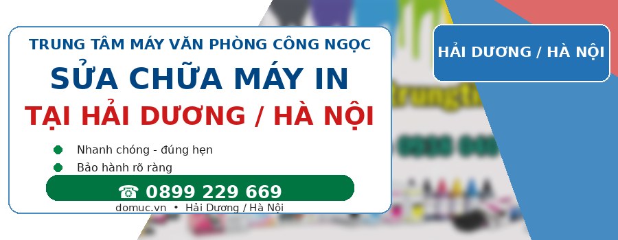 Nap Muc Sua Chua May In Tai Tỉnh Hải Dương