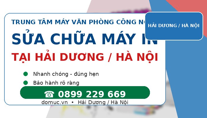Bom Muc Sua Chua May In Tai Tỉnh Hải Dương