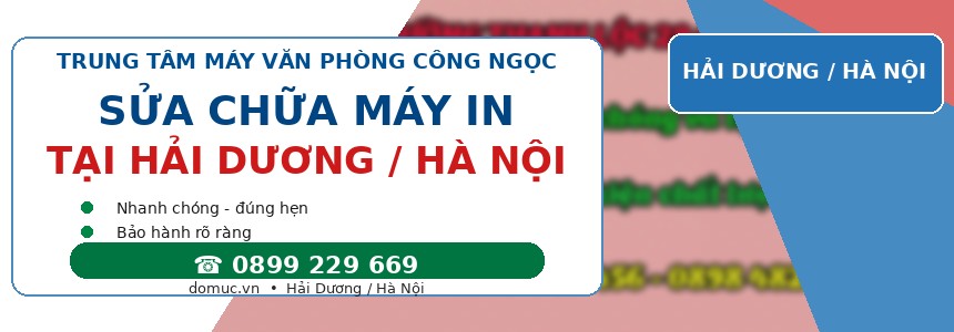 Sua Chua May In Duong Thanh Loc 29 Quan 12