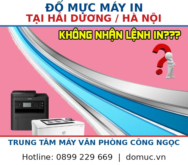 Tai Sao May In Khong Nhan Lenh In.