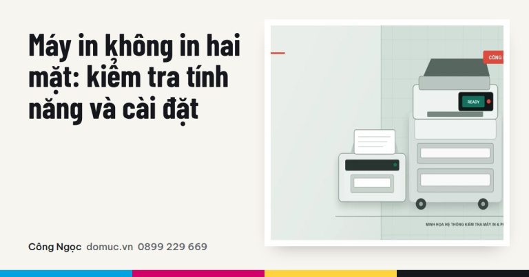 Máy in không in hai mặt: kiểm tra duplex và chiều lật