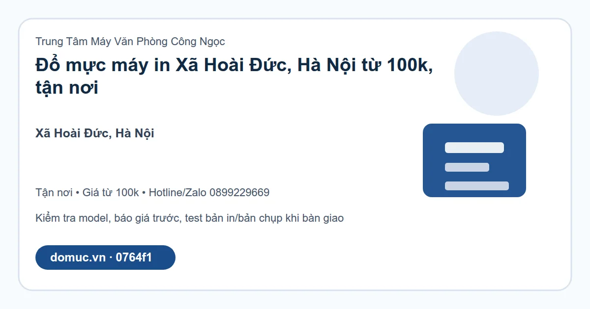 Dịch vụ máy in tại Hoài Đức, Hà Nội - hình ảnh dịch vụ 1
