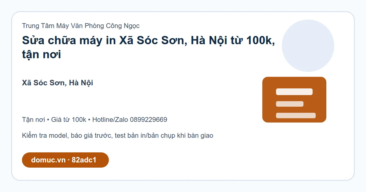 Dịch vụ máy in tại Sóc Sơn, Hà Nội - hình ảnh dịch vụ 3