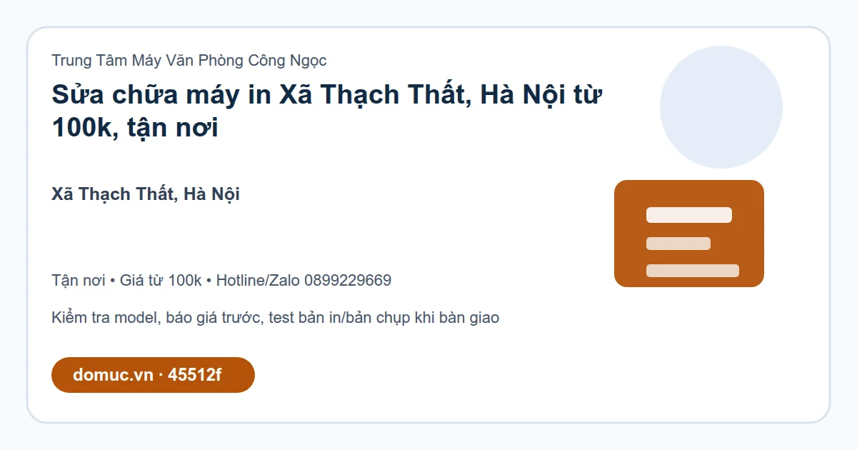 Dịch vụ máy in tại Thạch Thất, Hà Nội - hình ảnh dịch vụ 3