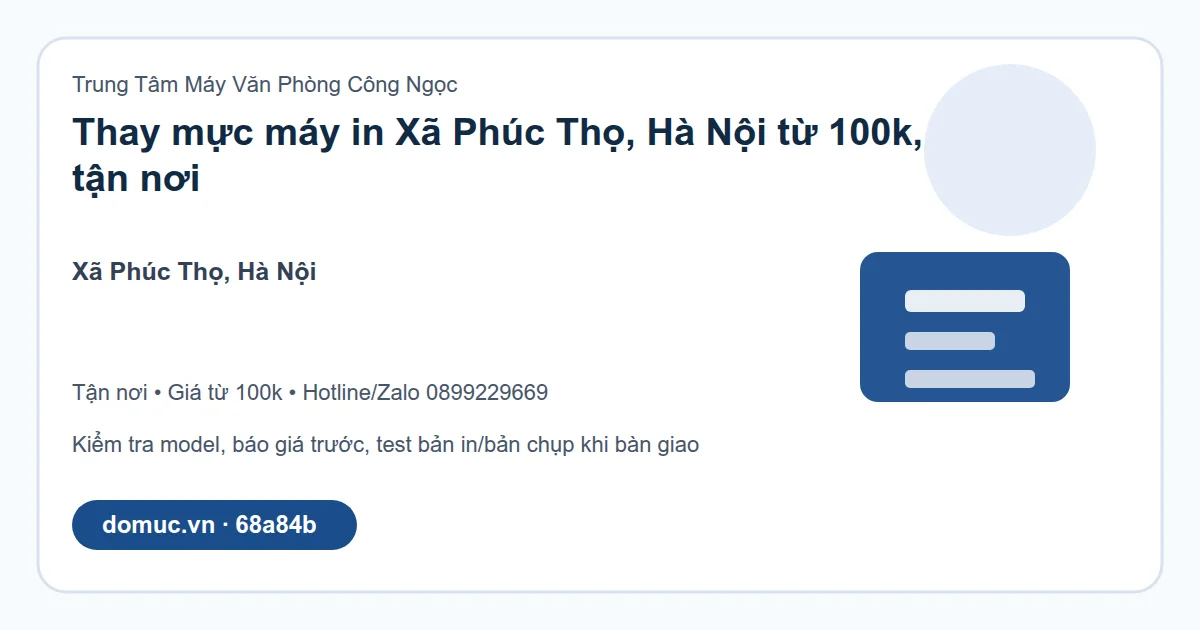 Dịch vụ máy in tại Phúc Thọ, Hà Nội - hình ảnh dịch vụ 2