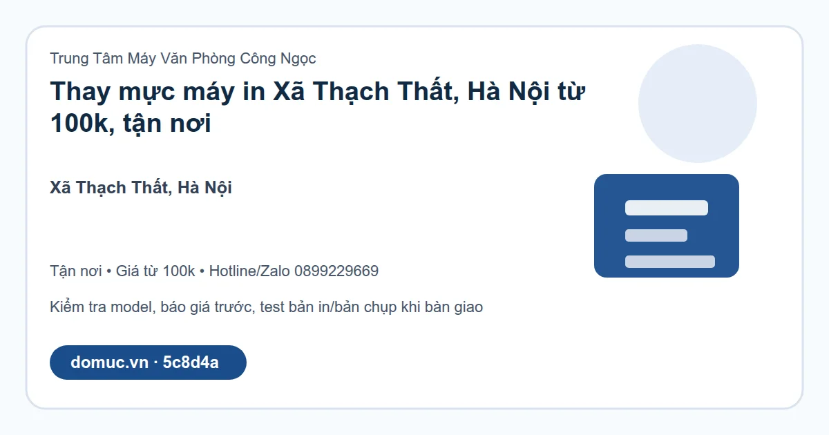 Dịch vụ máy in tại Thạch Thất, Hà Nội - hình ảnh dịch vụ 2